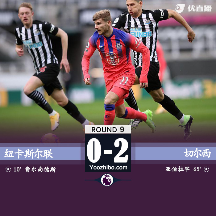 切尔西2-0纽卡斯尔