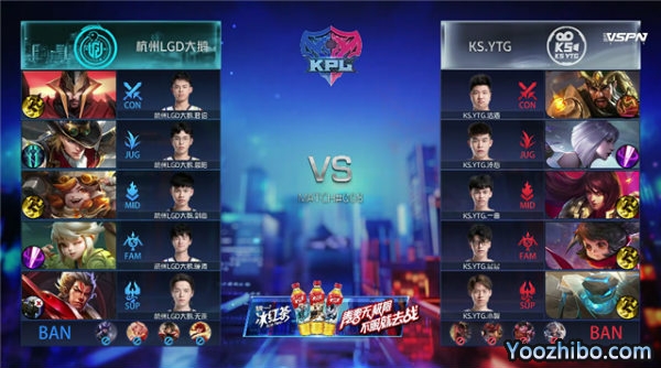 2020年KPL秋季赛常规赛 LGD大鹅 vs KS.YTG全场录像