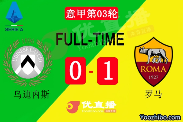 罗马1-0乌迪内斯