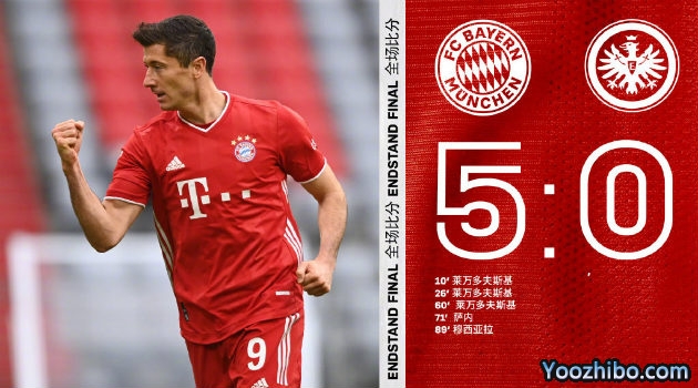 <a href=/zuqiu/bayern/ target=_blank class=infotextkey>拜仁</a>慕尼黑5-0法兰克福