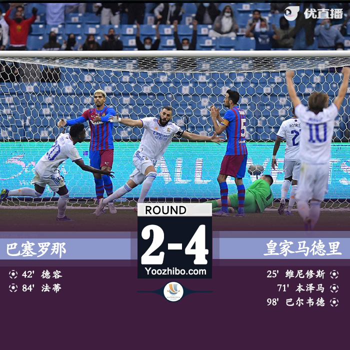 皇马加时3-2巴萨